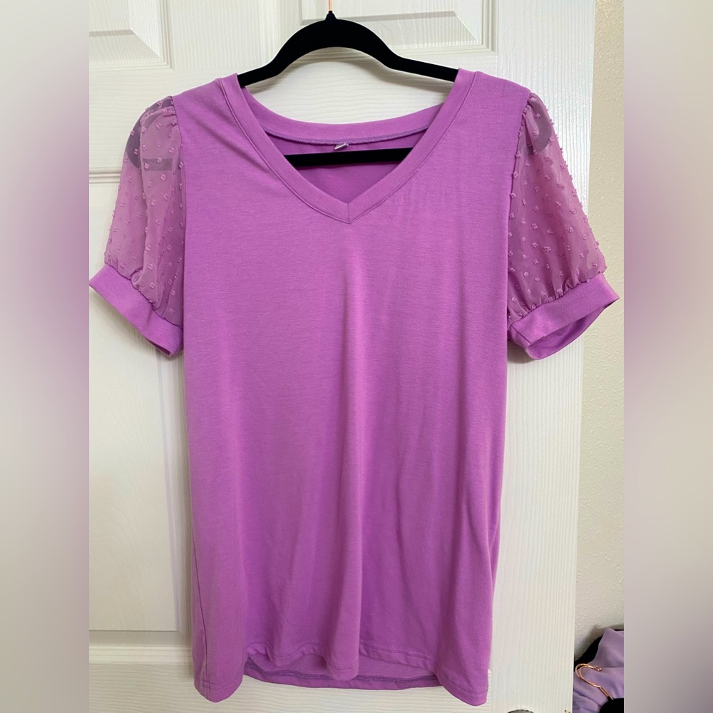 Purple blouse